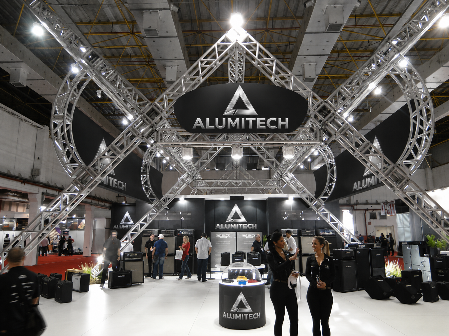 fabrica de estrutura de aluminio para eventos alumitech sp
