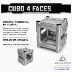 Cubo de 4 Faces para Box Truss P50