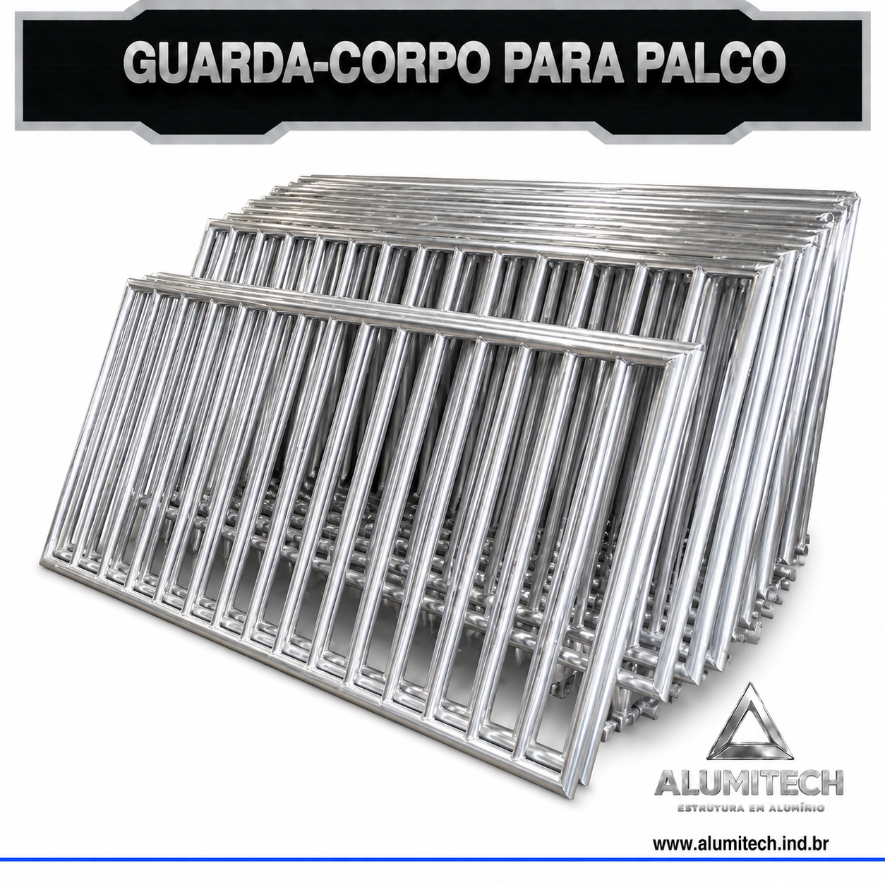 Guarda Corpo de Aço Galvanizado – 1 Metro - Imagem 3
