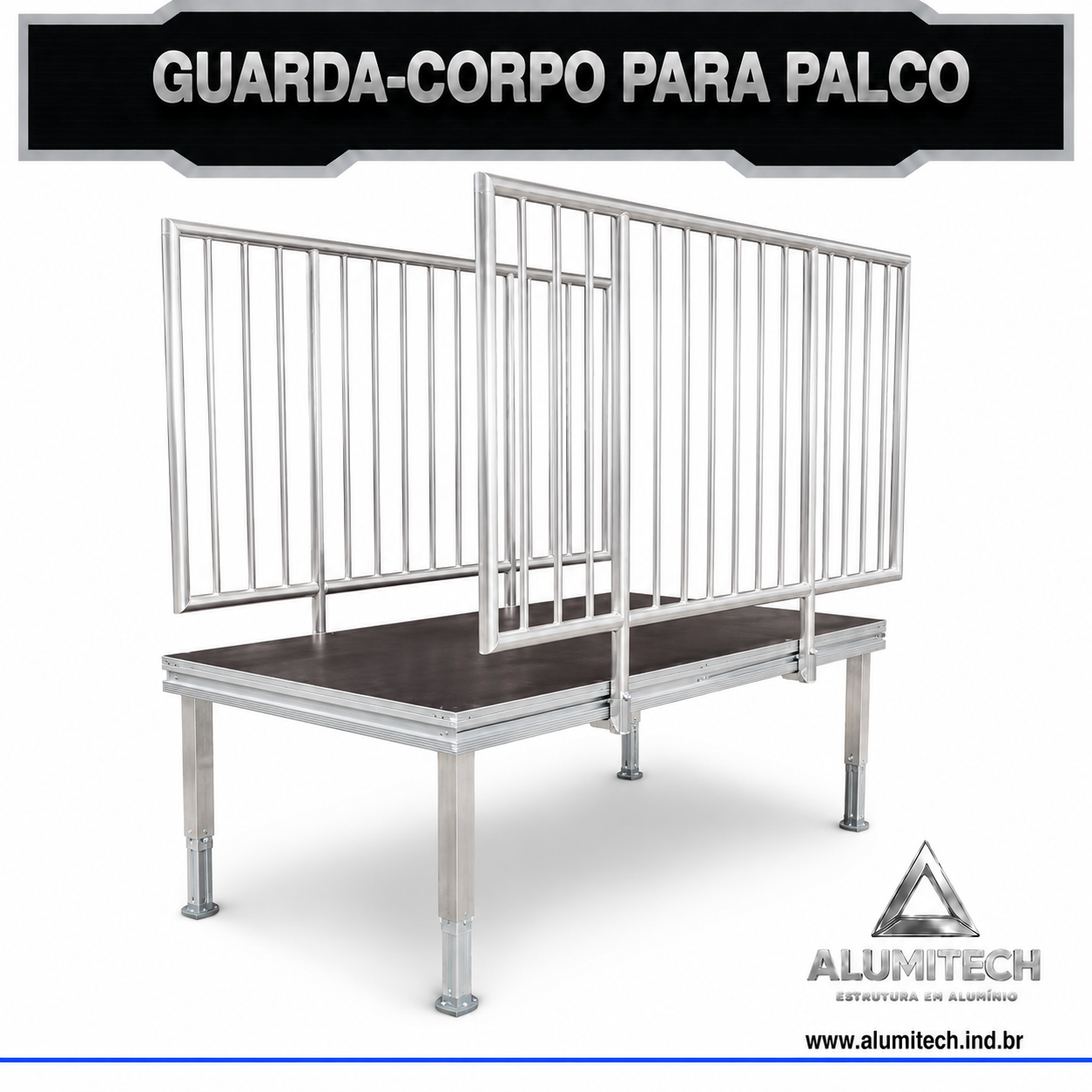 Guarda Corpo de Aço Galvanizado – 1 Metro - Imagem 5