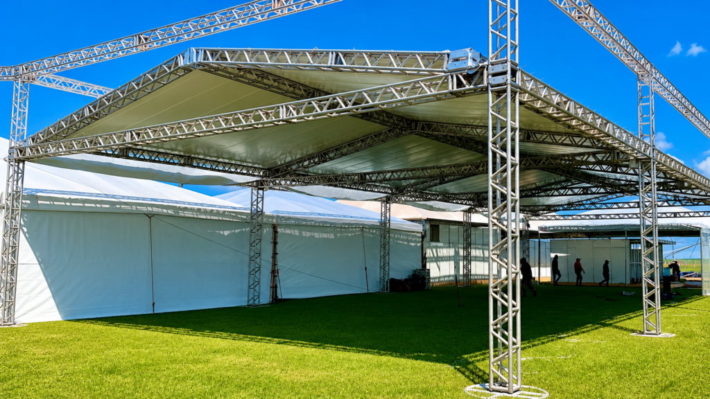 box truss q50, estrutura metálica de alumínio para shows