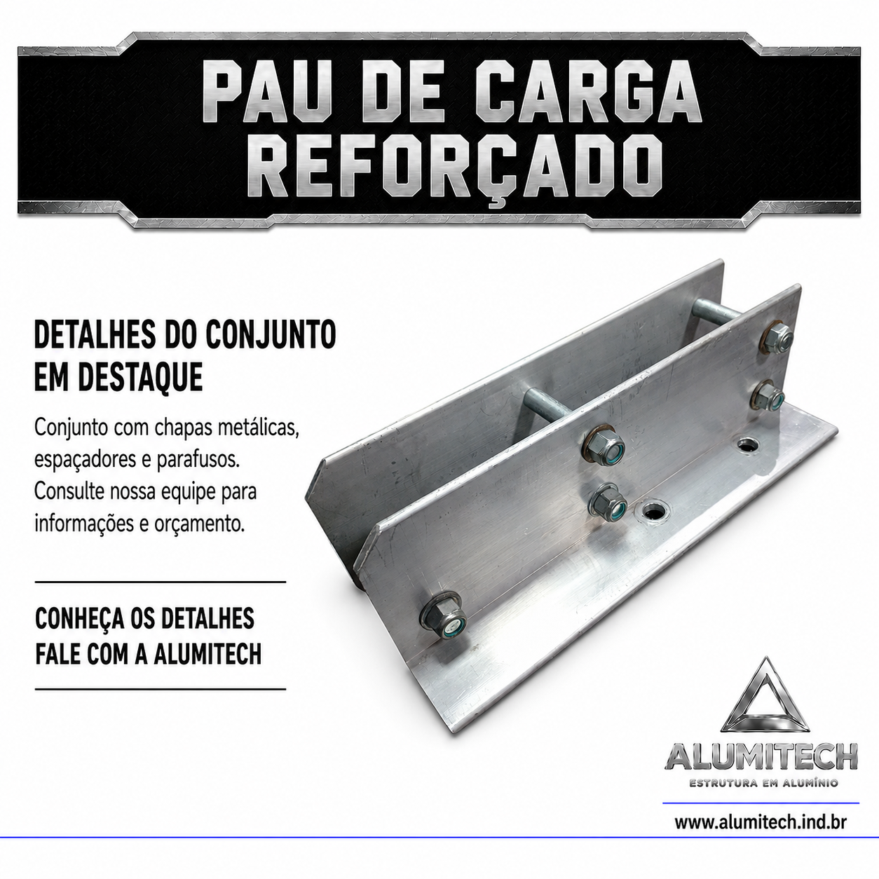 Pau de Carga de Alumínio para linha P25