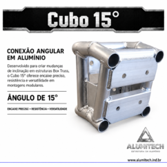 Cubo 15º de Alumínio Para Linha Q15